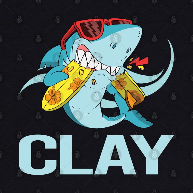 Funny Shark - Clay Name by Atlas Skate